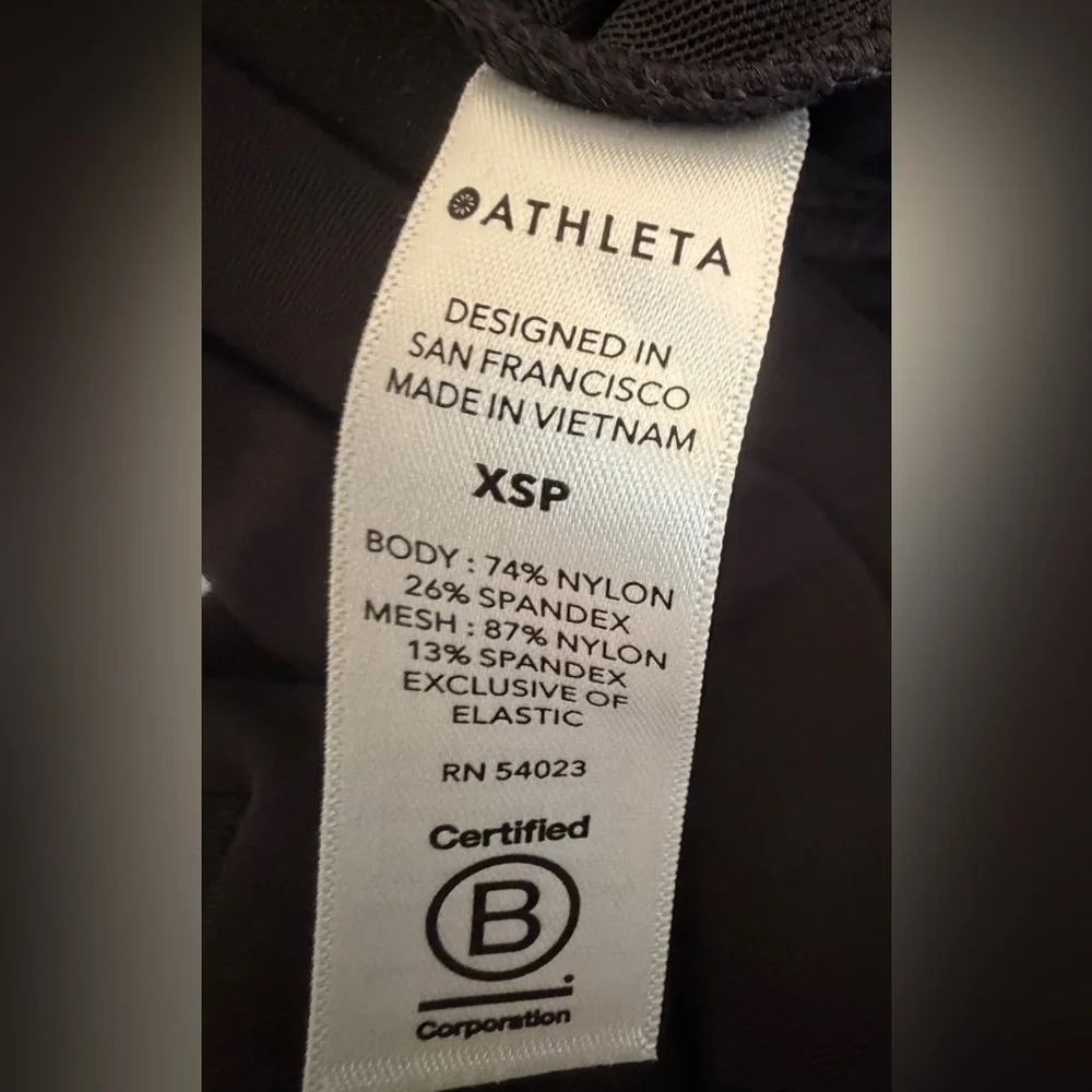 Athleta Black Venice Pintuck jogger